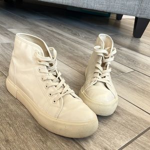 Rose High Rise Off White Shoes
